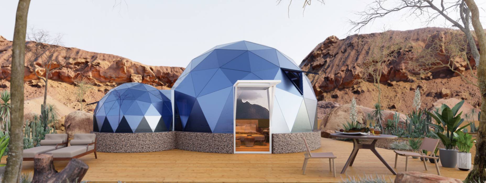 兴庆区球形智能光伏玻璃星空房